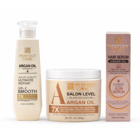 WOKALI Hair Care Pack (Shampoo+Hair-Mask+Hair-Serum)