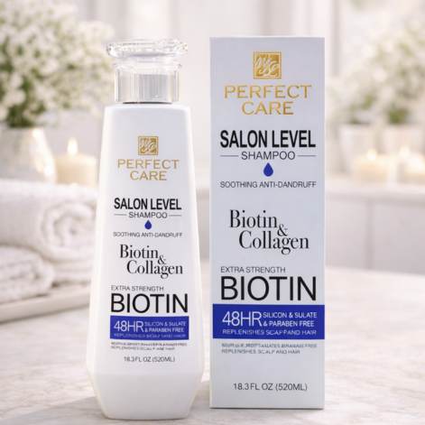 Biotin & Collagen shampoo for damaged hair Perfect Care 520ml